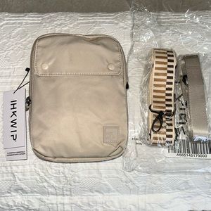 IHKWIP XL Everyday Essentials Crossbody with 2 Straps Sand